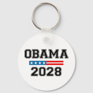 Obama 2028 Democracy Election USA Keychain