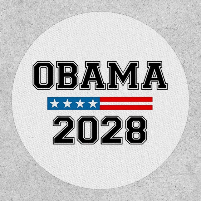 Obama 2028 Democracy Election USA  Patch (Front)