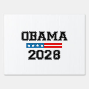 Obama 2028 Democracy Election USA Sign