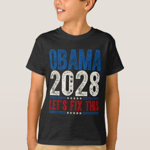Obama 2028 Let's Fix This Obama 48th President T-Shirt
