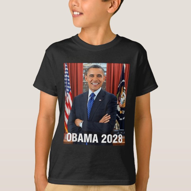 Obama 2028 Shirt Vote Obama For President 2028  (Front)