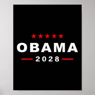 Obama 2028 Shirt Vote Obama For President 2028 _1  Poster