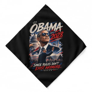 Obama 2028 Since Rules Don't Exist Anymore Bandana