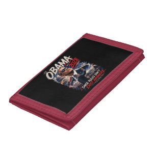 Obama 2028 Since Rules Don't Exist Anymore Tri-fold Wallet