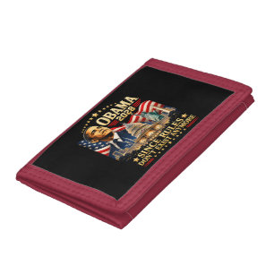 Obama 2028 Since Rules Don't Exist Anymore Tri-fold Wallet