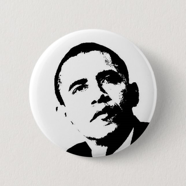 obama 2 pinback button (Front)