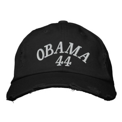 OBAMA 44 EMBROIDERED BASEBALL HAT