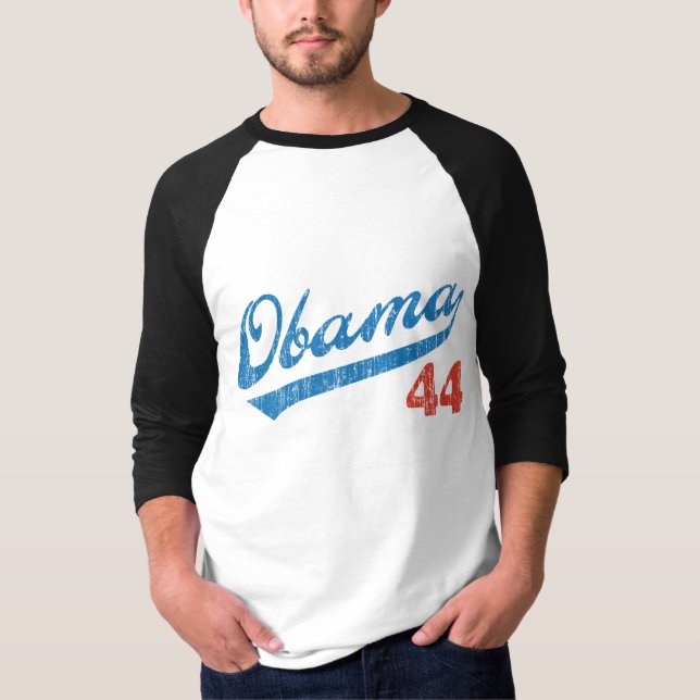 Obama 44 Vintage T-Shirt (Front)