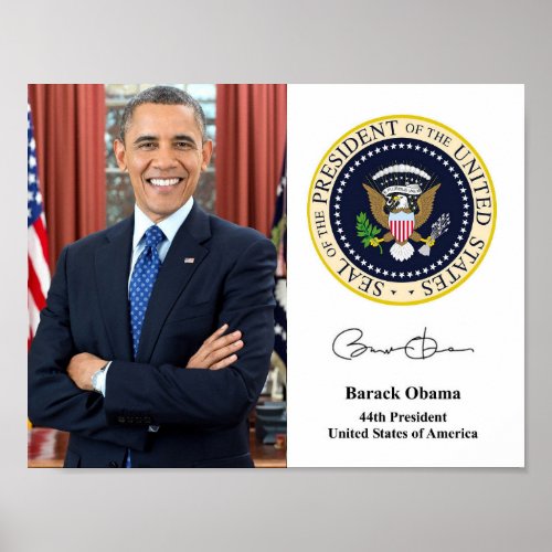 Obama 44th President Poster