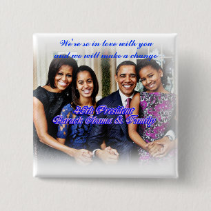 Obama,45th President_Button Pinback Button