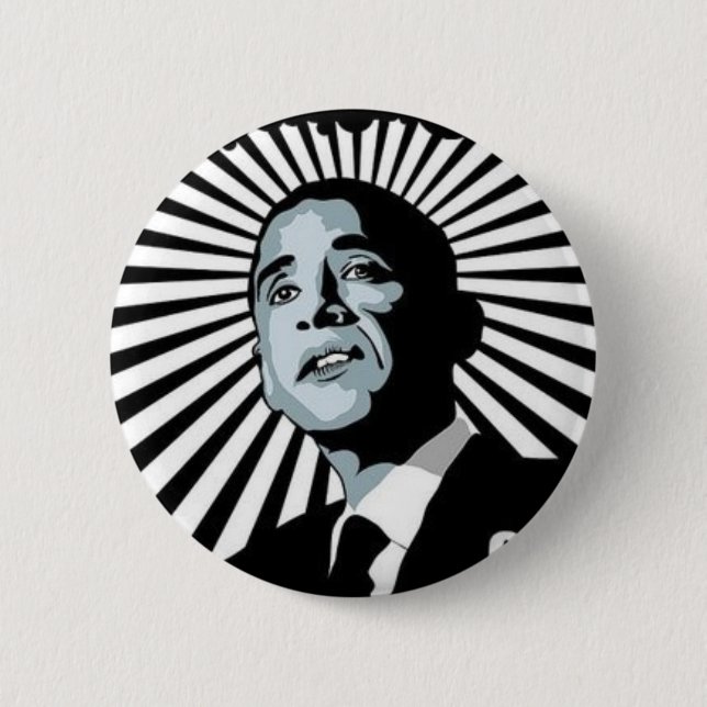 obama 5 button (Front)