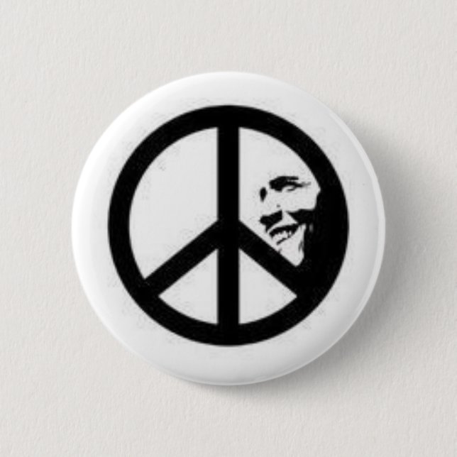 obama 6 pinback button (Front)