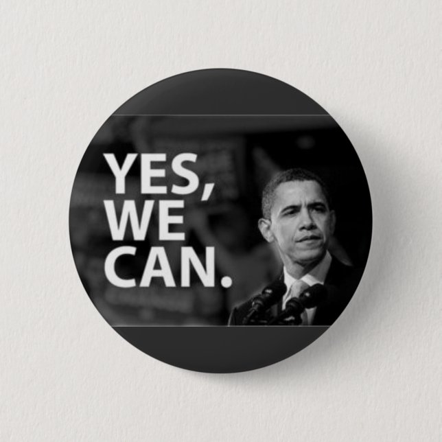 OBAMA 8 BUTTON (Front)