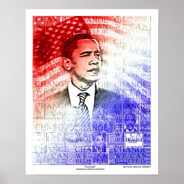 Obama American Dream Version - Customized Poster (Front)