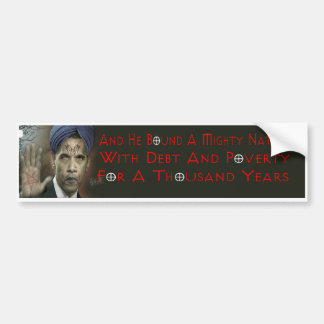 Obama Anti-Christ Bumper Sticker