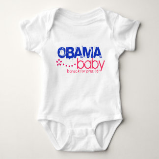 Obama Baby - Barack For Prez 08 - Customized Baby Bodysuit