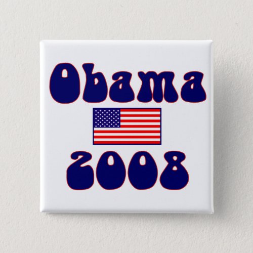 Obama Badge Button