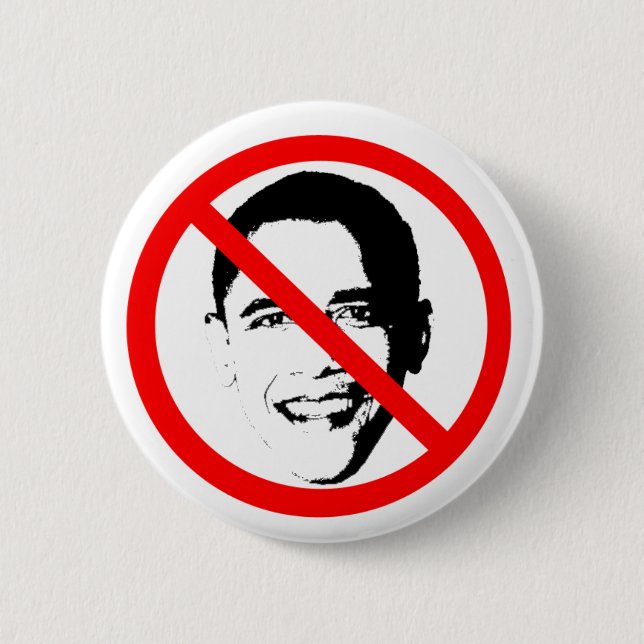 Obama Barack No Button (Front)