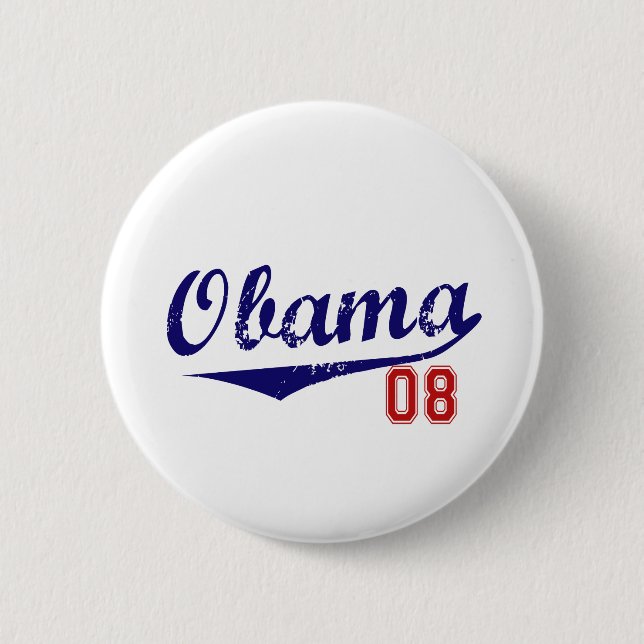obama baseall button (Front)