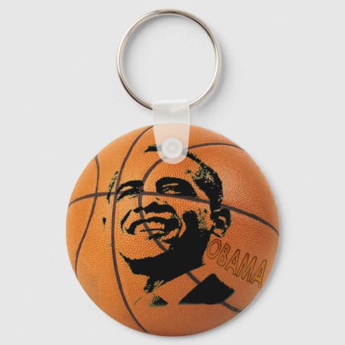 Obama Basketball Keychain
