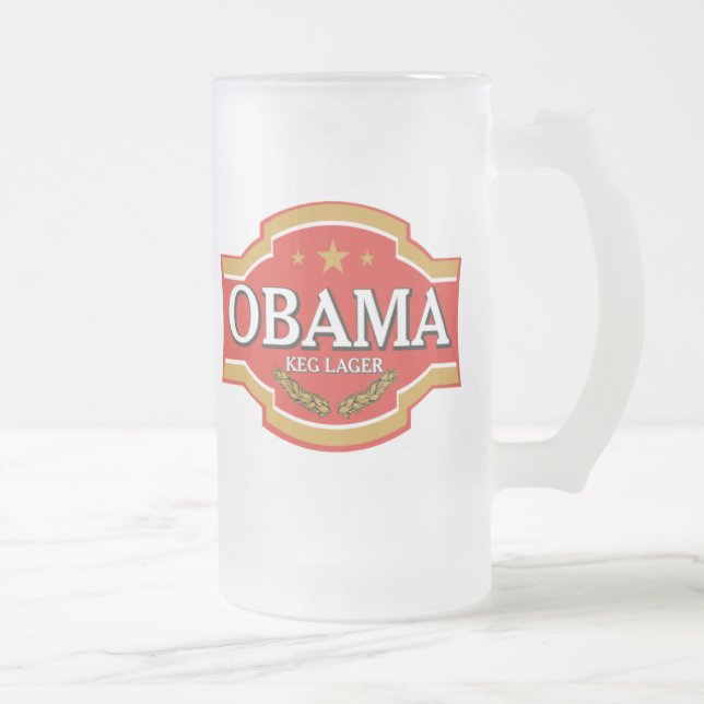 Obama Beer Mug (Right)