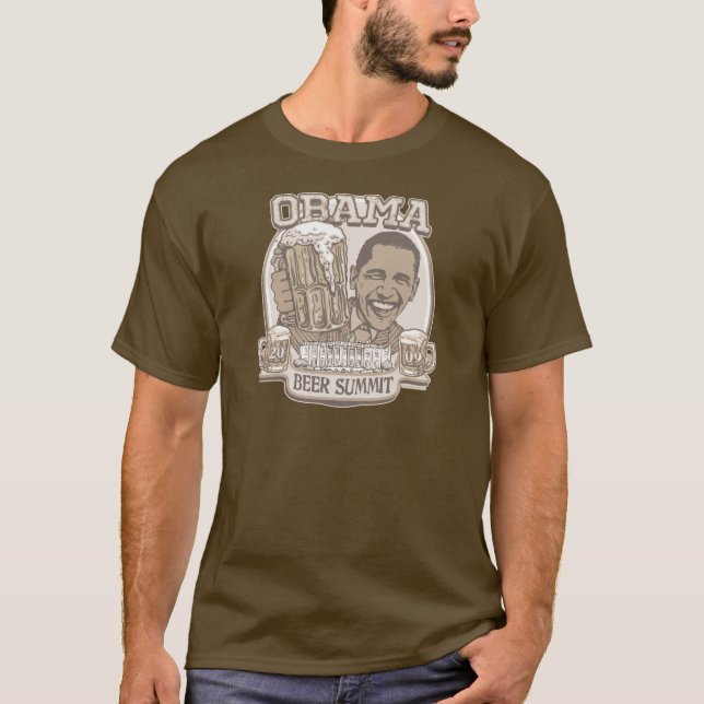 Obama Beer Summit Nonpartisan Gear T-Shirt (Front)