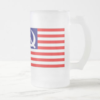 Obama-Biden2008 Frosty Frosted Glass Beer Mug