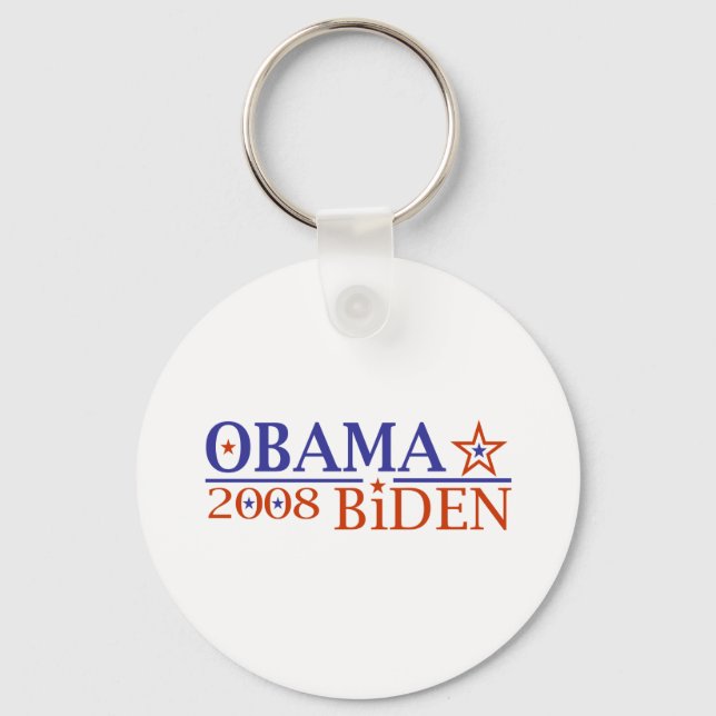 Obama Biden 08 Keychain (Front)