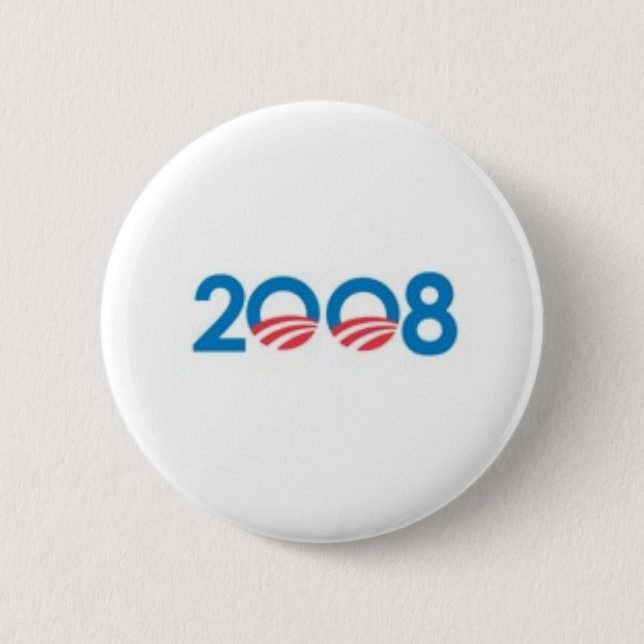 OBAMA BIDEN '08 PINBACK BUTTON (Front)