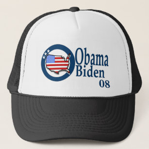 Obama Biden 08 Trucker Hat