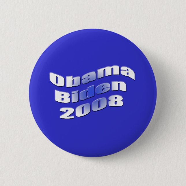 obama biden 2008 button (Front)