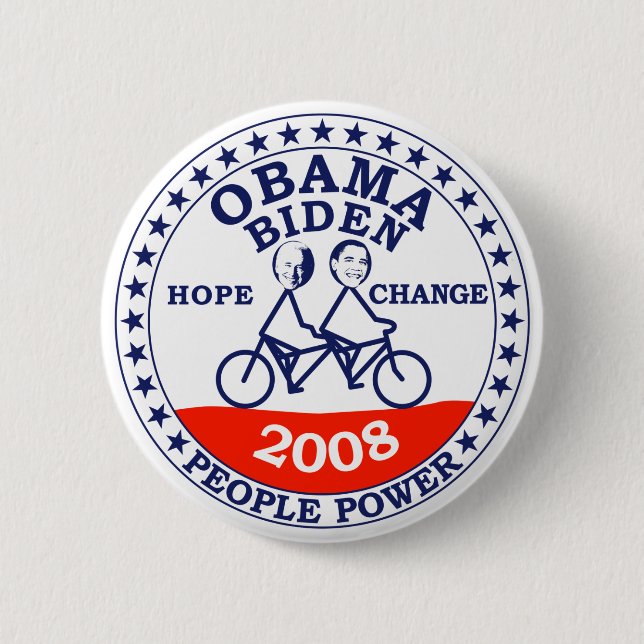 Obama Biden 2008 Button (Front)
