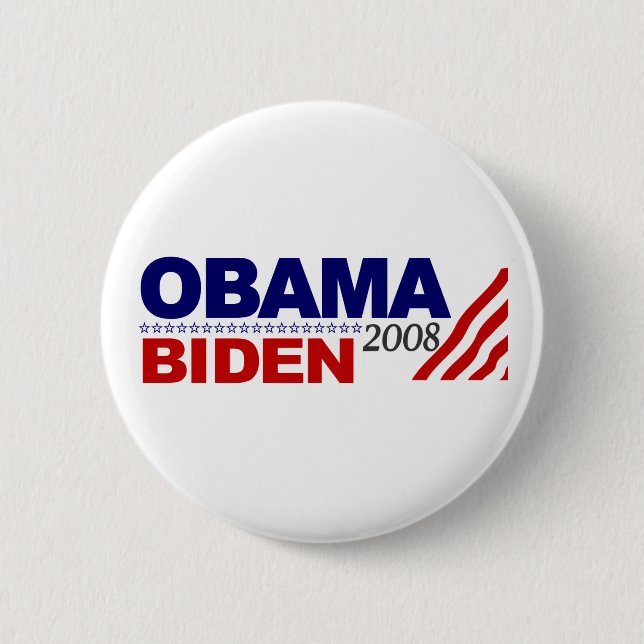 Obama Biden 2008 Button (Front)