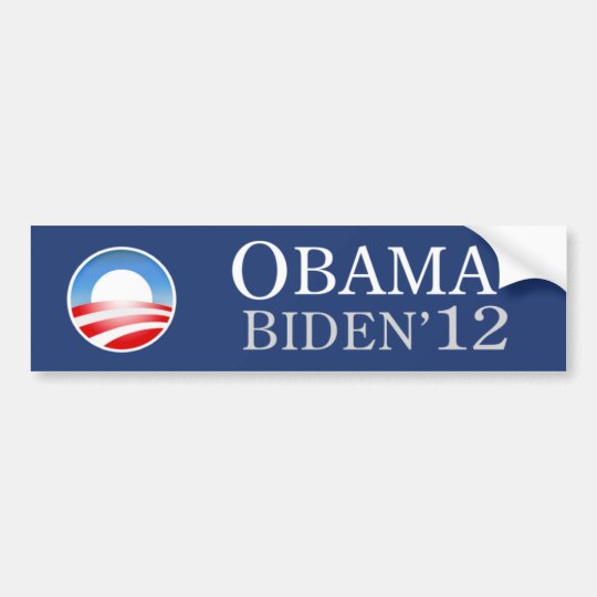 Obama Biden 2012 Bumper Sticker | Zazzle
