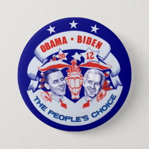 Barack Obama 2012 political campaign button pin Dog Bo Not luggage 