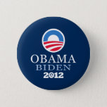 Obama Biden 2012 Pinback Button at Zazzle