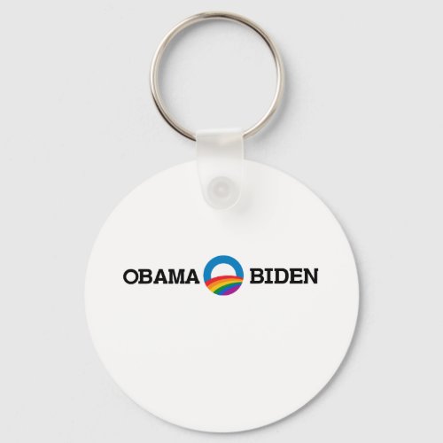 Obama Biden 2012 Pride _ Keychain