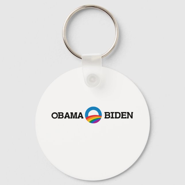 Obama Biden 2012 Pride - Keychain (Front)