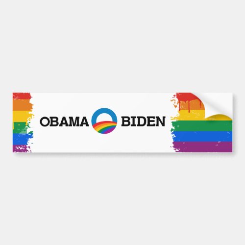 Obama Biden 2012 Pride Sticker