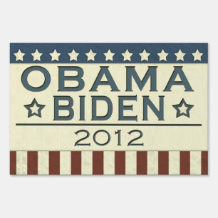 Obama Biden 2012 Yard Sign