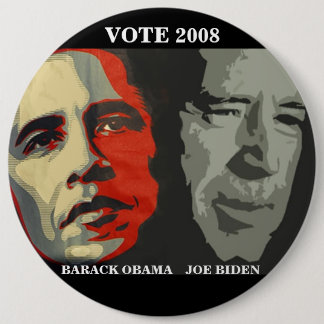 obama biden art copy , BARACK OBAMA    JOE BIDE... Pinback Button