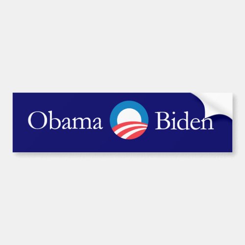 Obama Biden bumpersticker Bumper Sticker