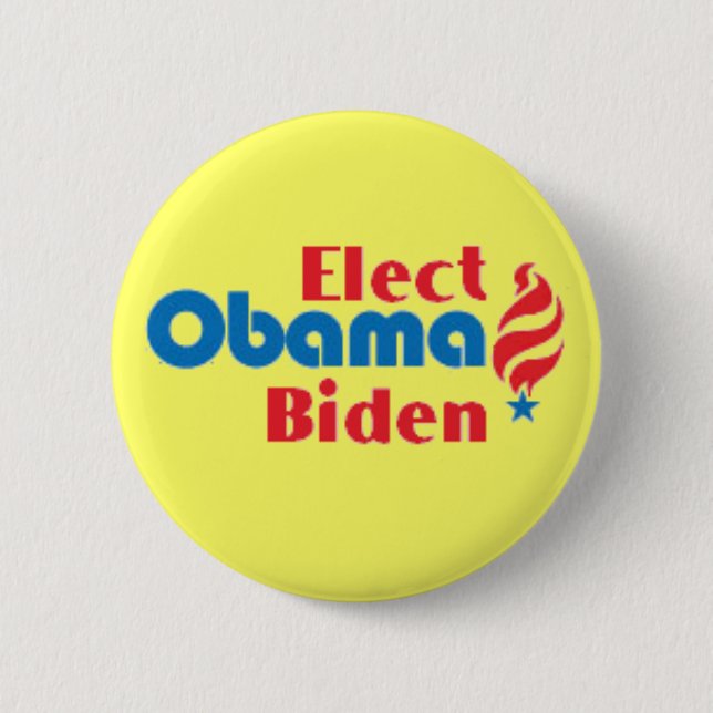 Obama Biden Elect Button (Front)