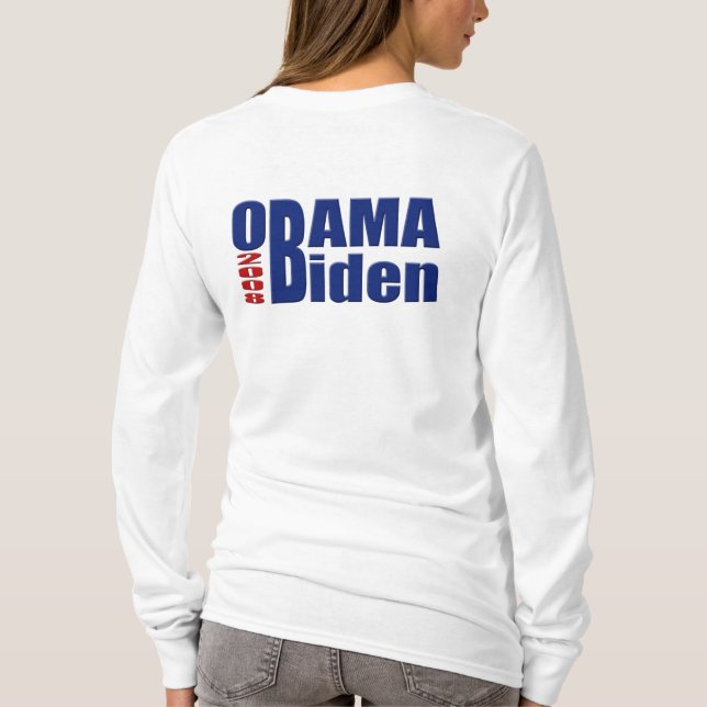 Obama Biden Hoodie T-Shirt (Back)
