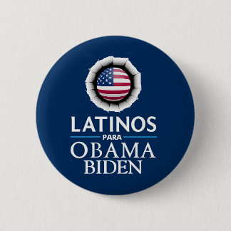 Obama Biden LATINOS Button