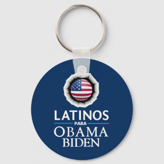 Obama Biden LATINOS Keychain