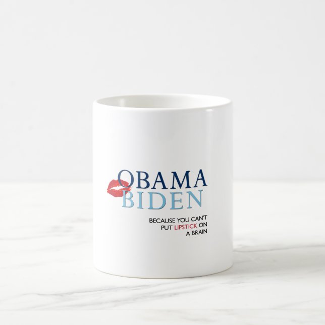 Obama Biden Mug - funny slogan. (Center)