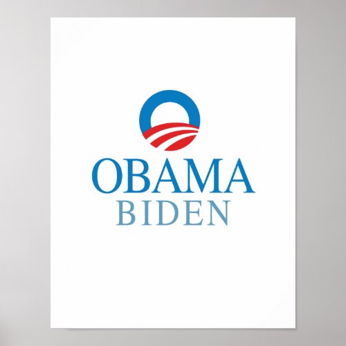 OBAMA BIDEN O BLUE _png Poster