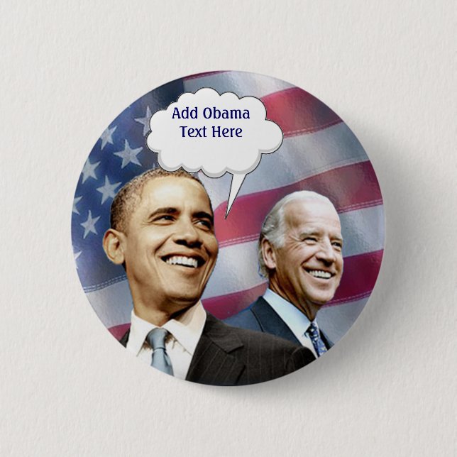 Obama Biden Pinback Button (Front)