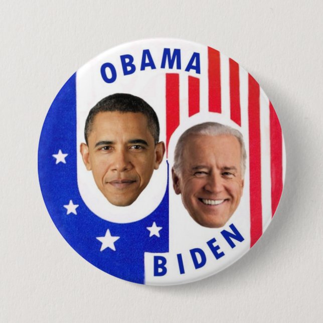 Obama Biden Pinback Button (Front)